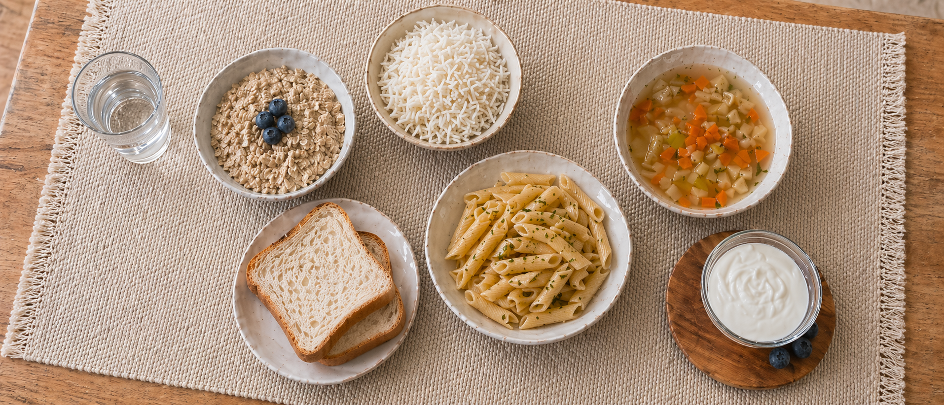 Illustration related to acid reflux during cancer treatment: foods that may be easier to tolerate
