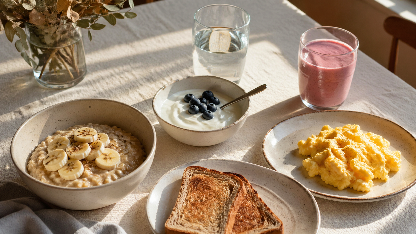 Illustration for easy breakfast ideas during cancer treatment