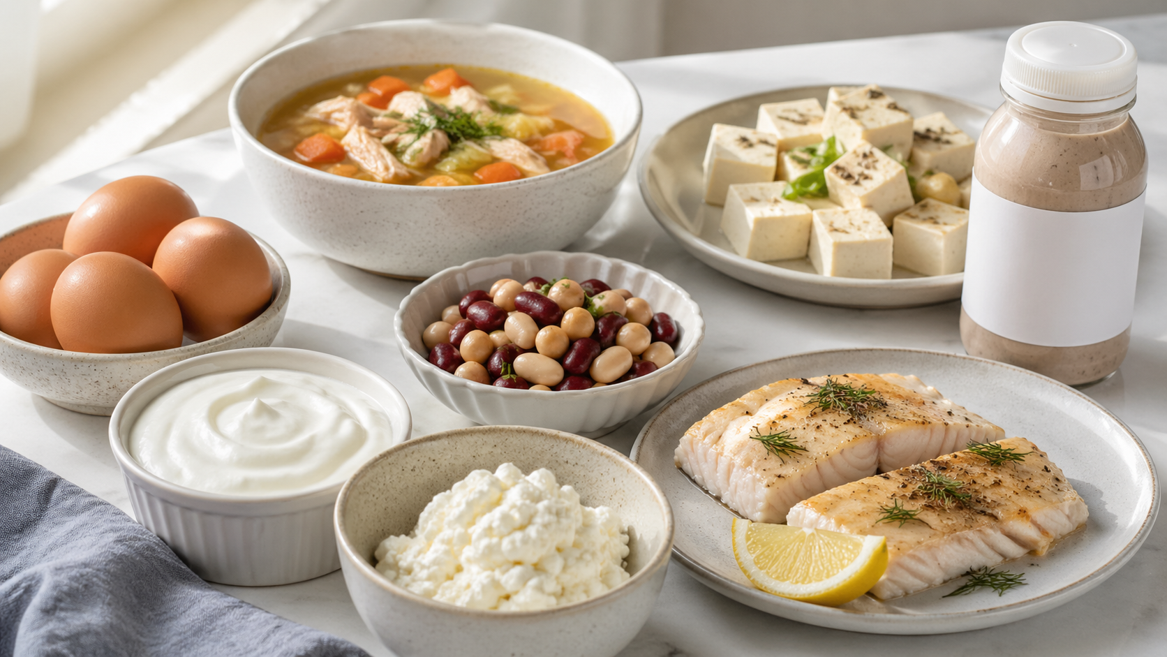 Illustration for best high-protein foods during cancer treatment when appetite is low