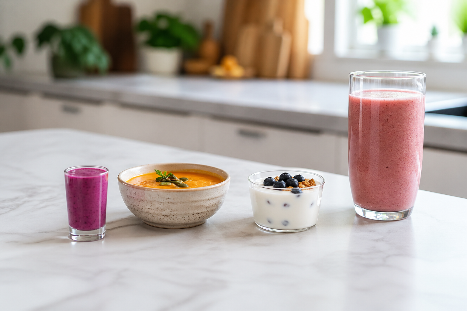 Illustration of compact nutrition support formats